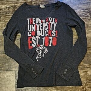 Pro Edge Women's Gray Ohio State Long Sleeve